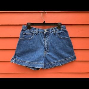 Tommy Hilfiger Tommy Girl Brighton Blues Size 13/14 Blue Jean Shorts Flag (EXC)